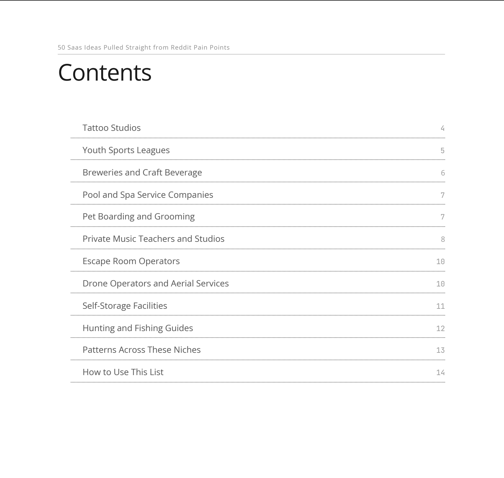 mdclaudy template 1: Cover & Contents